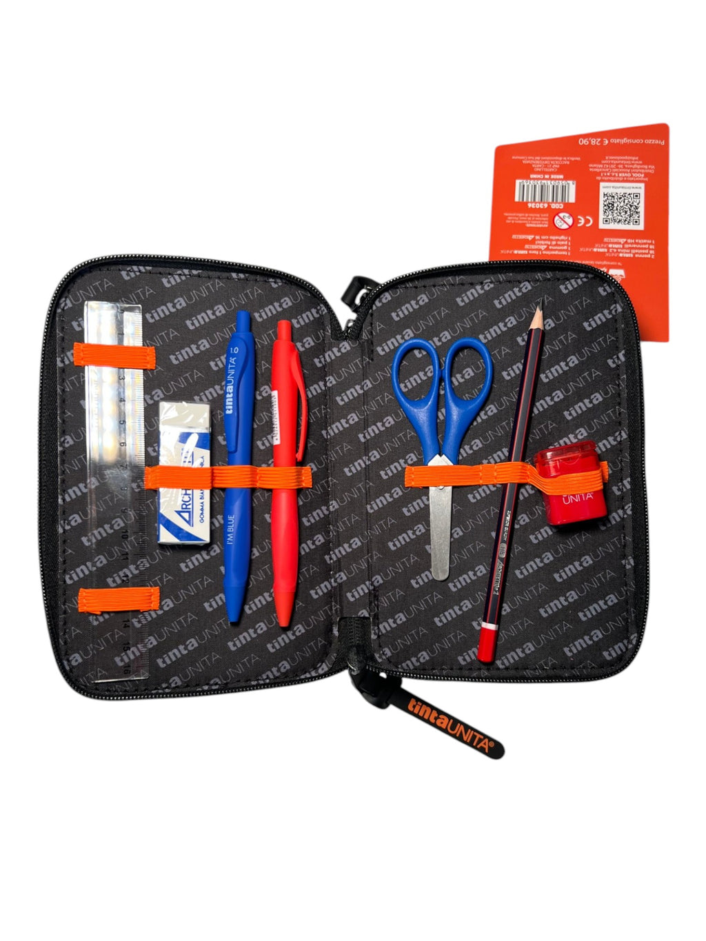 TINTA UNITA Click Astuccio 3 zip fantasia