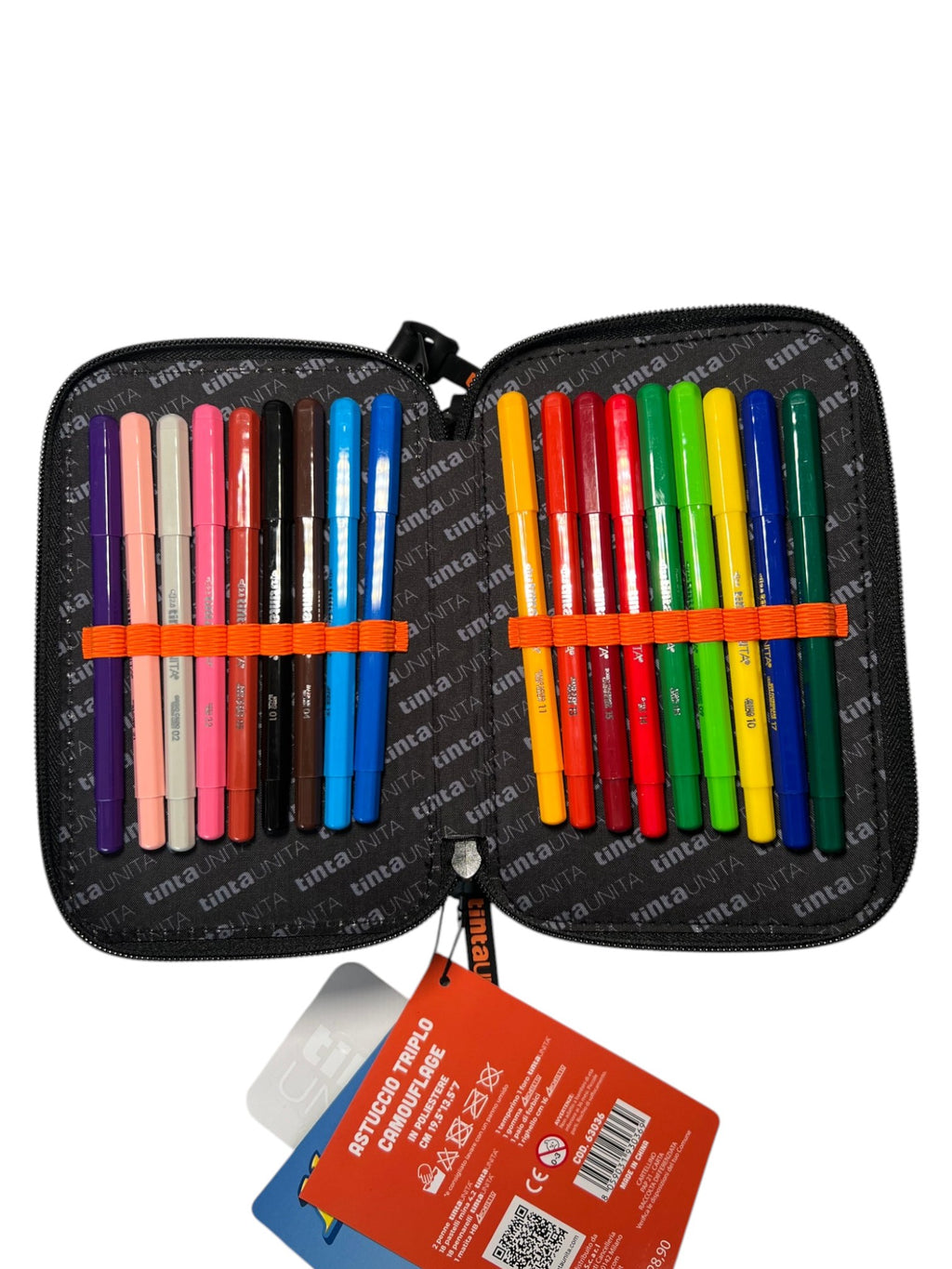 TINTA UNITA Click Astuccio 3 zip fantasia