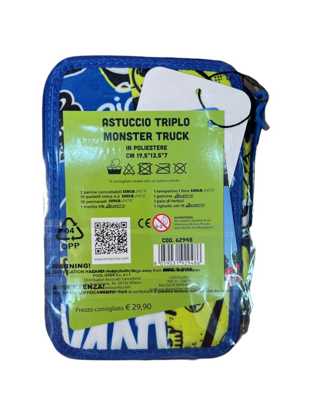 TINTA UNITA Young Astuccio 3 zip fantasia