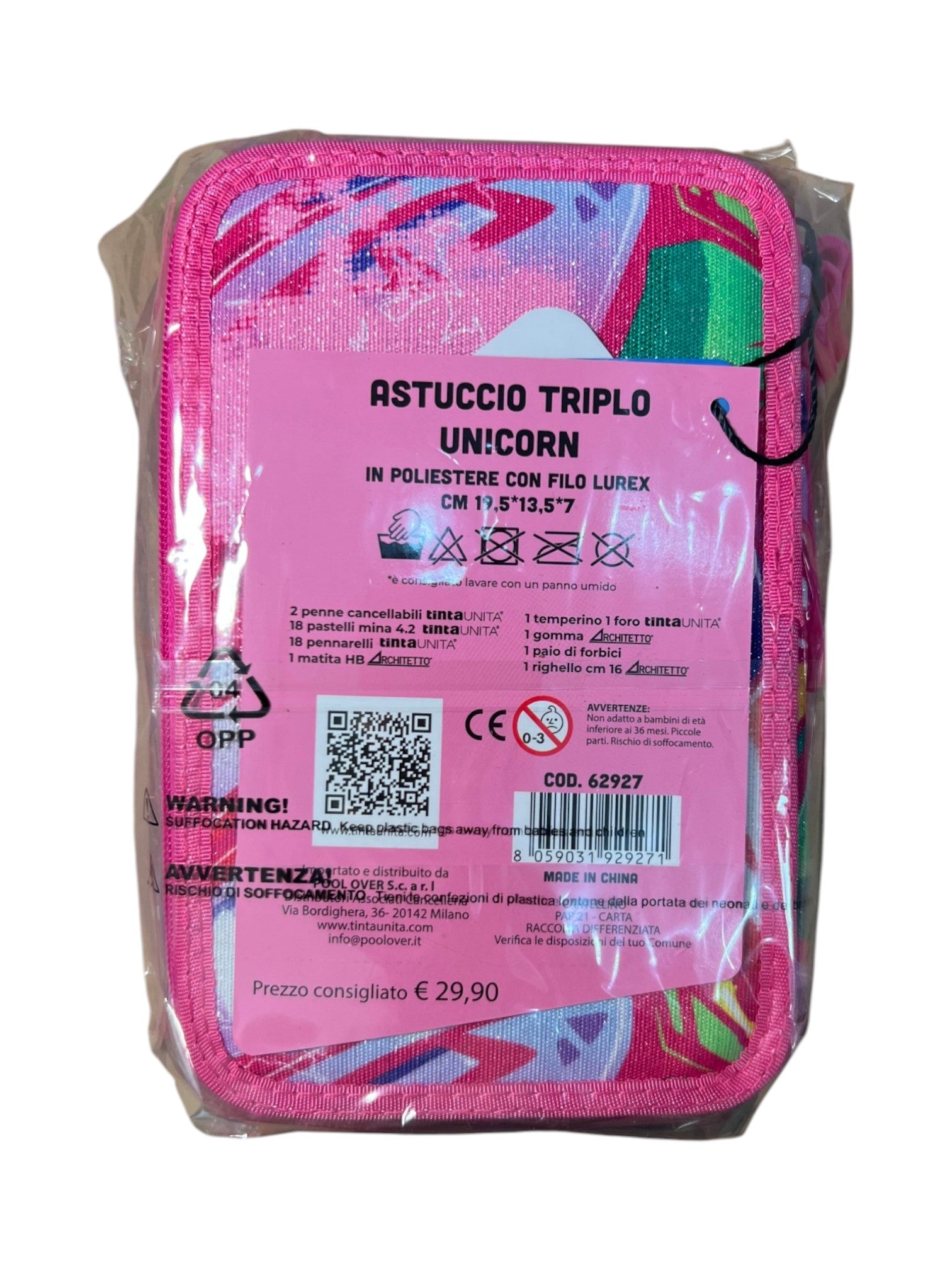 TINTA UNITA Young Astuccio 3 zip fantasia