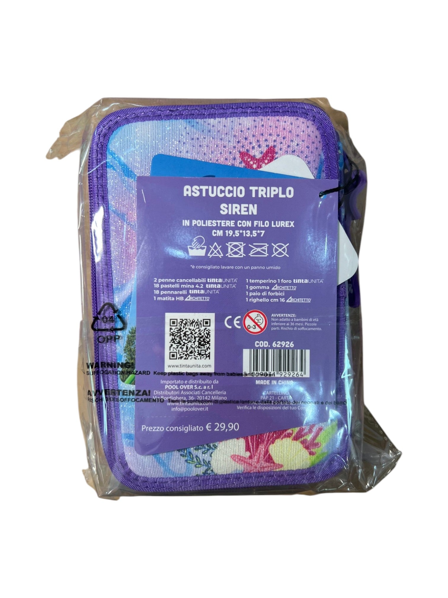 TINTA UNITA Young Astuccio 3 zip fantasia