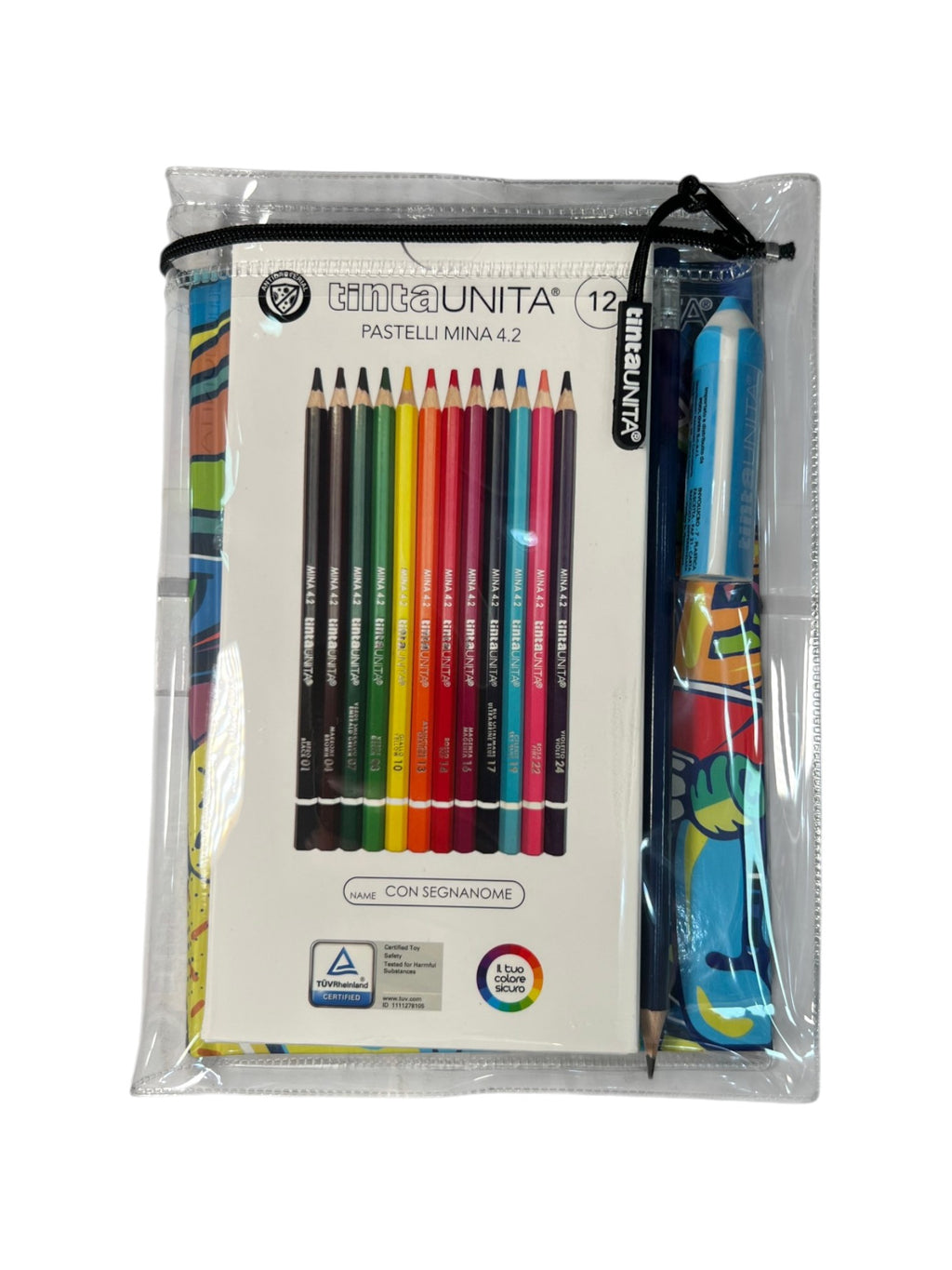 TINTA UNITA Young Diario scuola fantasia con pastelli