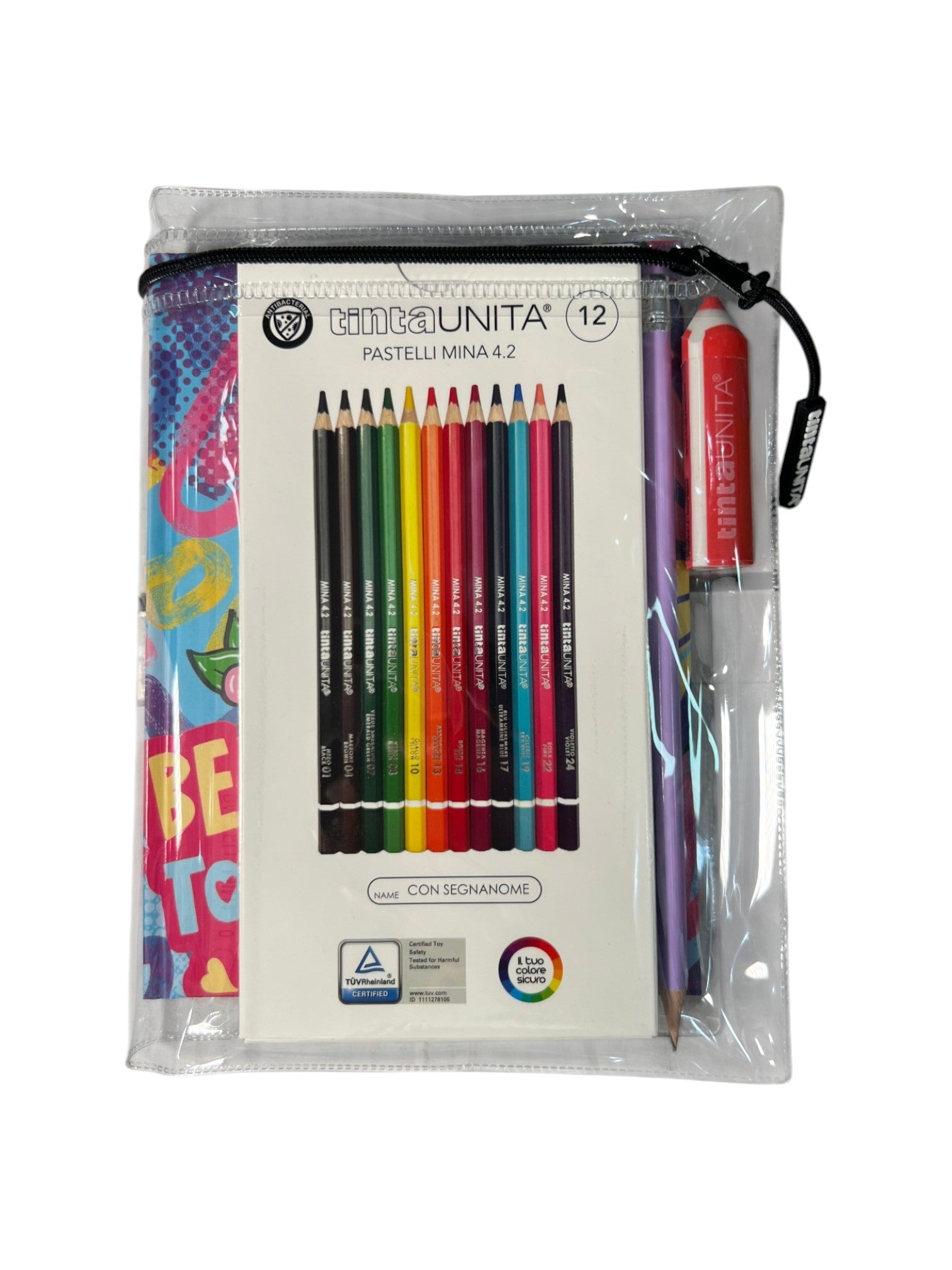 TINTA UNITA Young Diario scuola fantasia con pastelli