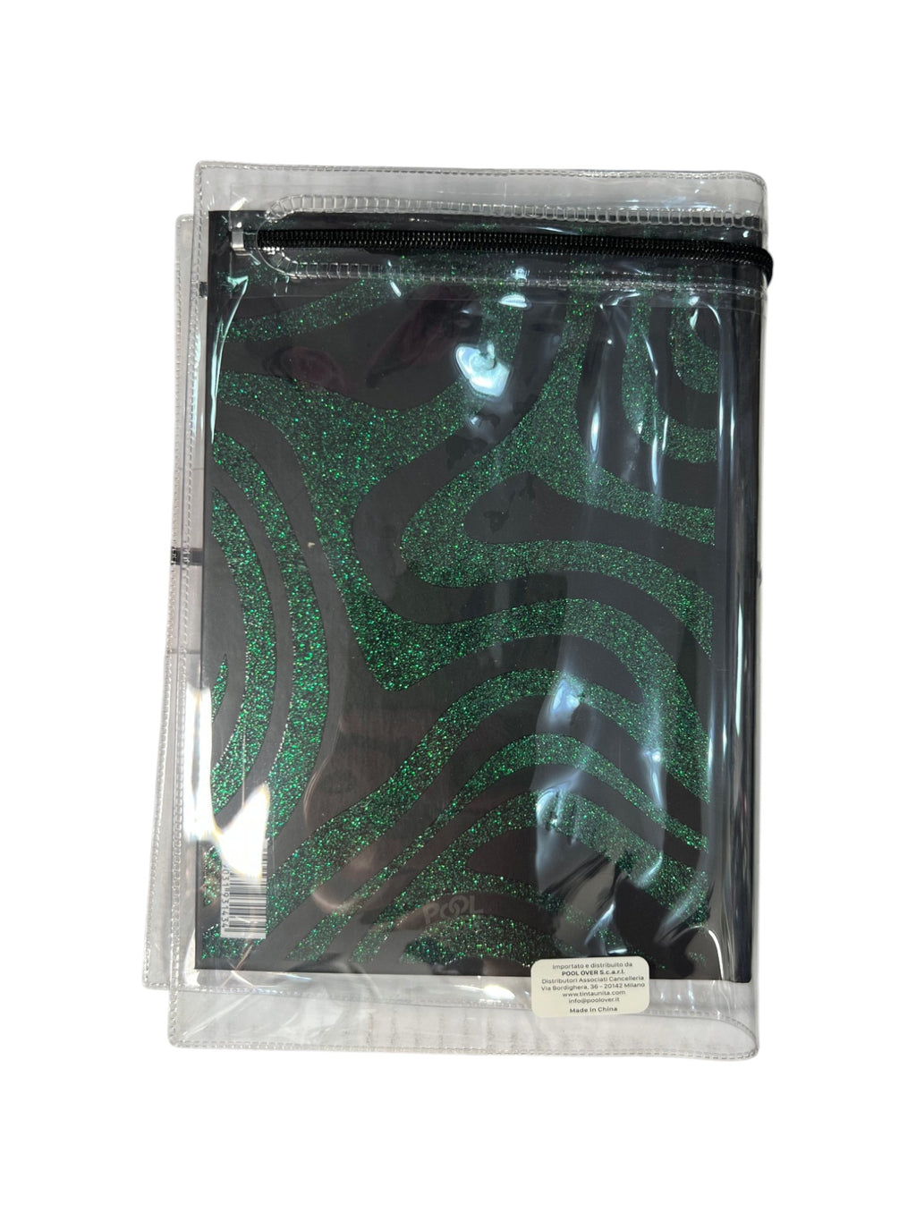 TINTA UNITA Diario scuola glitter con accessori
