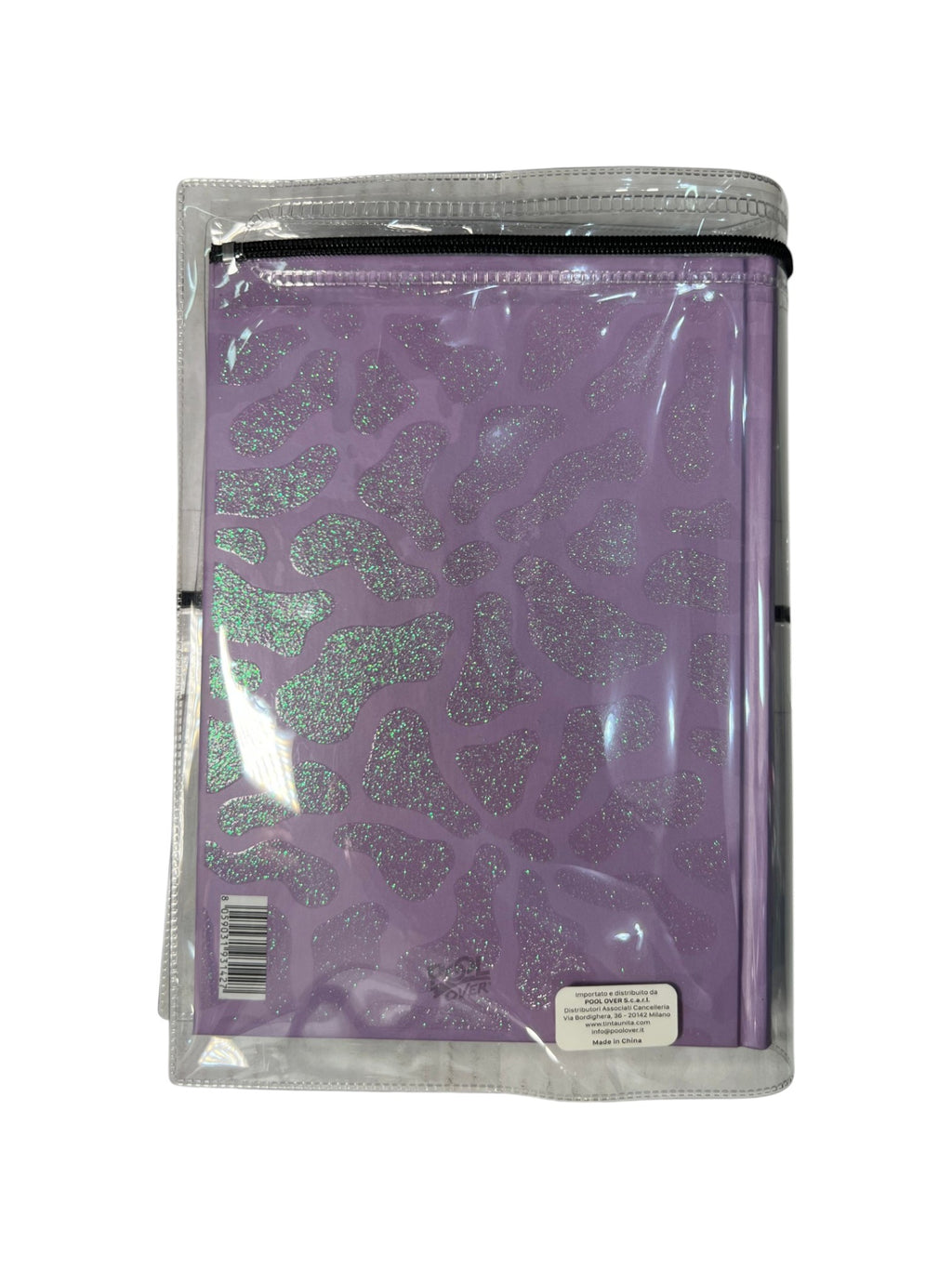 TINTA UNITA Diario scuola glitter con accessori