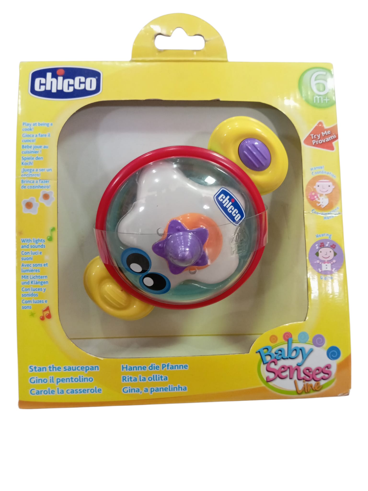 CHICCO 6mesi+ Pentolina luci e suoni