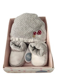 ELLEPI Coordinato scarpette e cappello per neonati