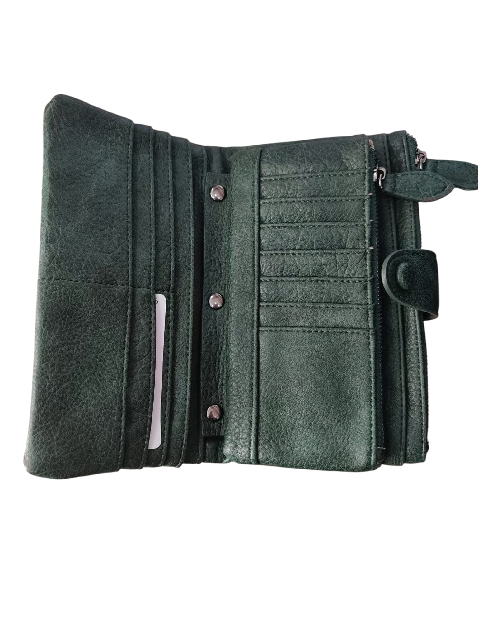 Portafoglio Donna Verde 20x10cm