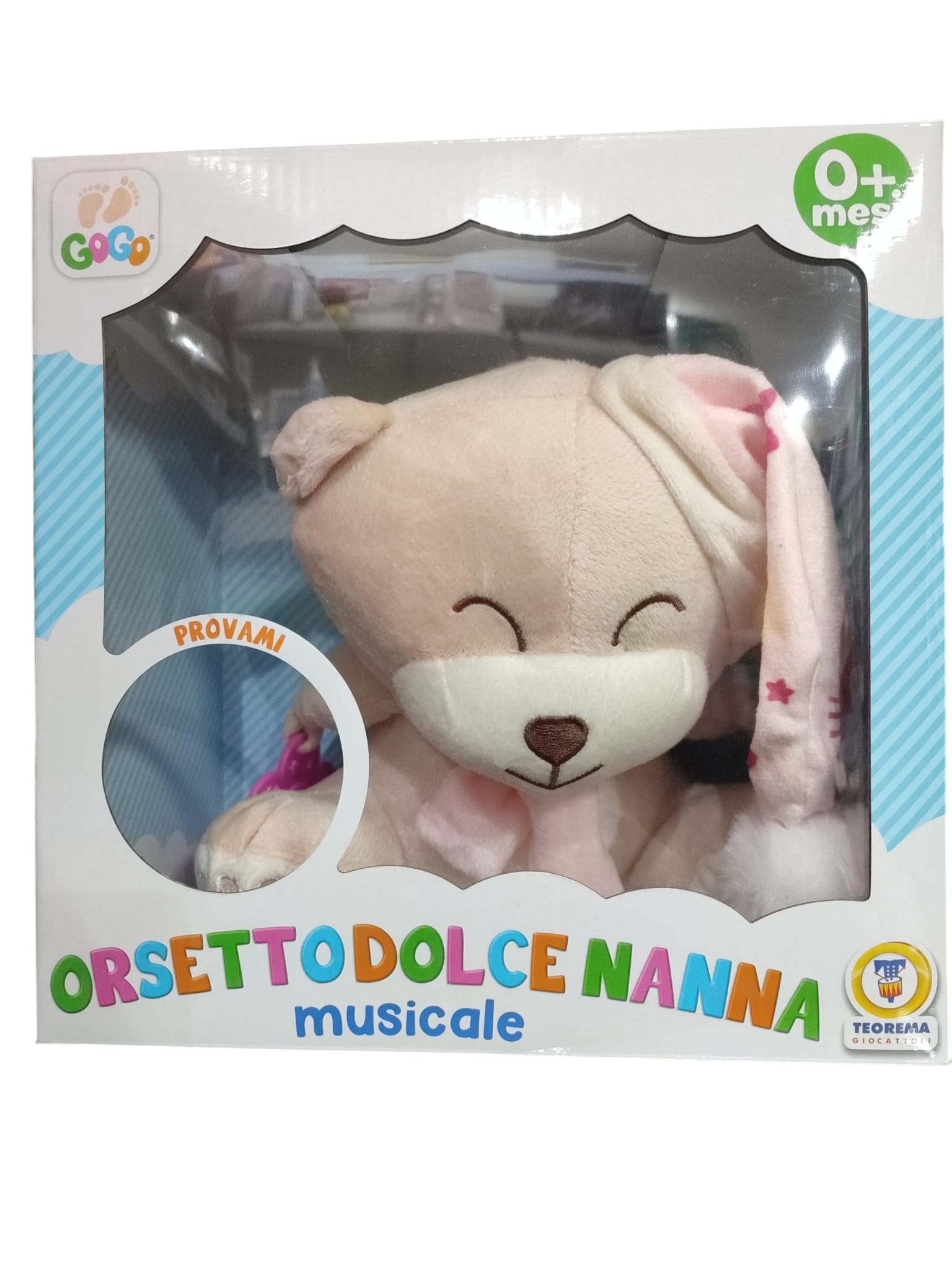 TEOREMA Peluche musicale 0 mesi+ Rosa