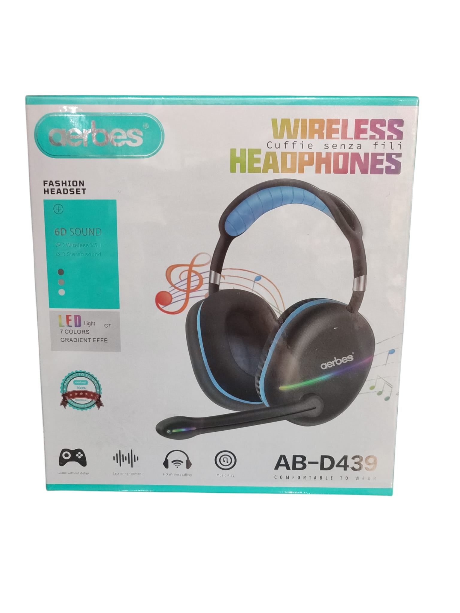 AERBES Cuffie wireless