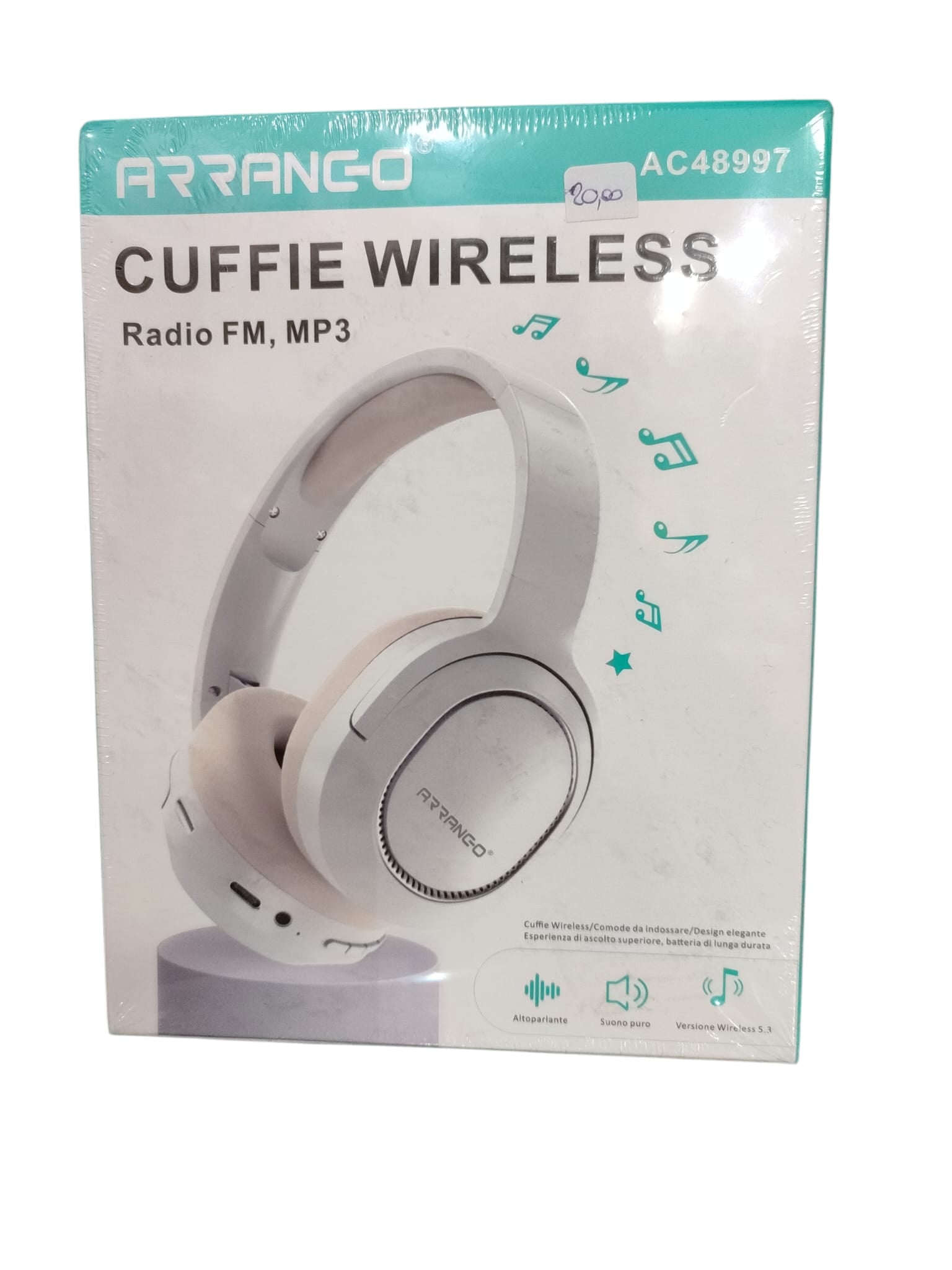 ARRANGO Cuffie wirless