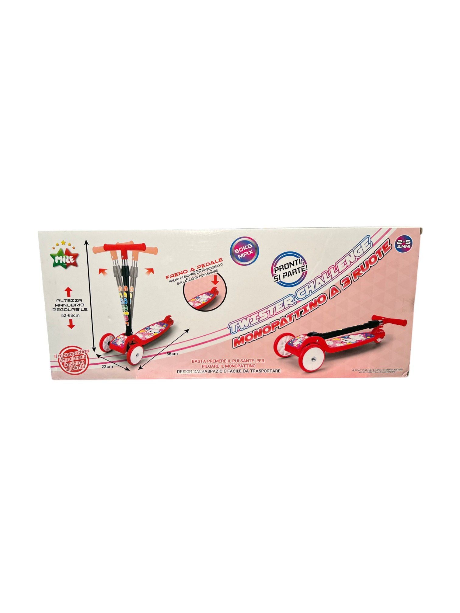 Monopattino tre ruote 2-5anni