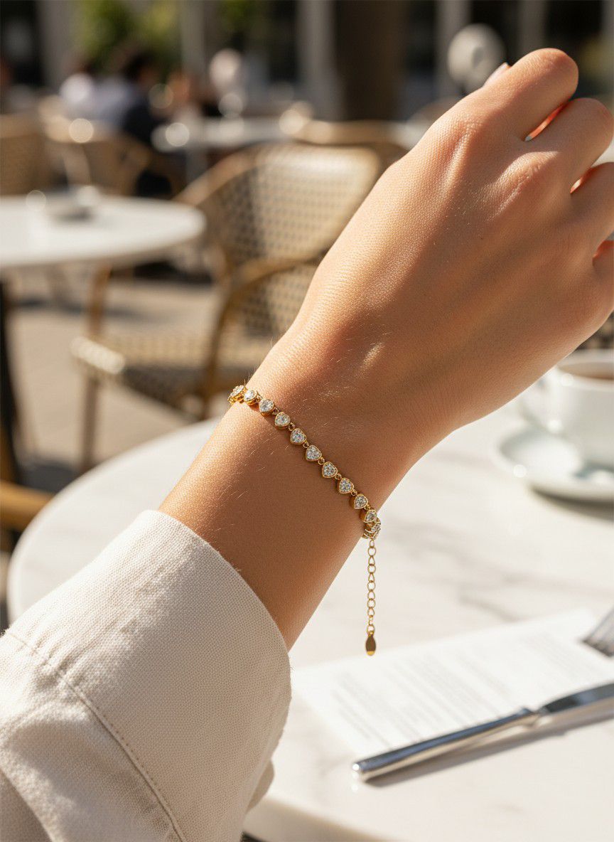 Bracciale Cuoricini