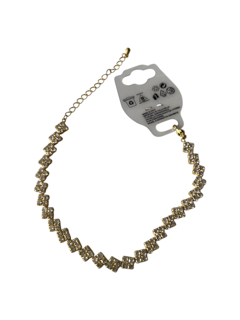 Bracciale Quadratini strass
