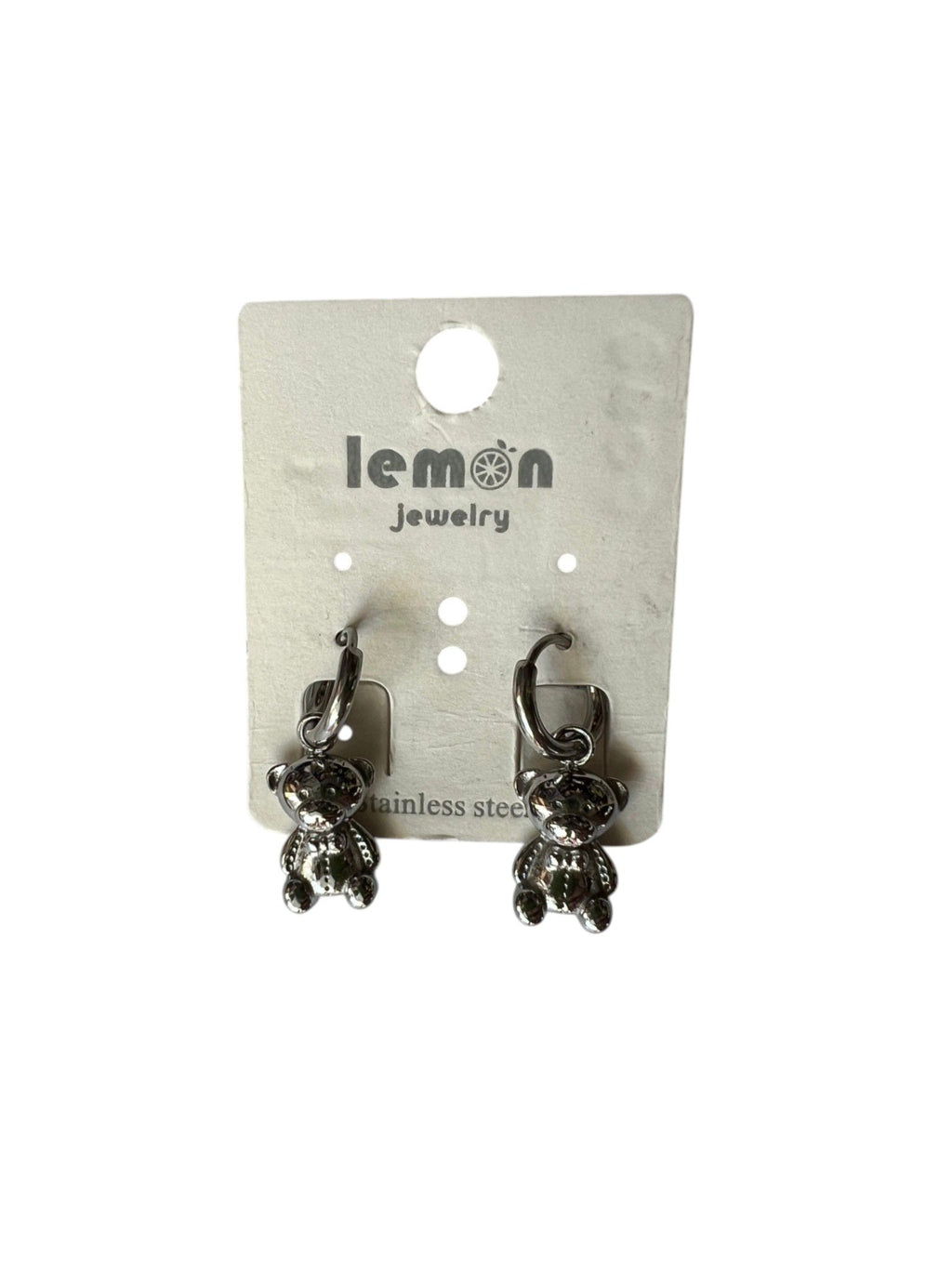 Orecchini acciaio Orsetti