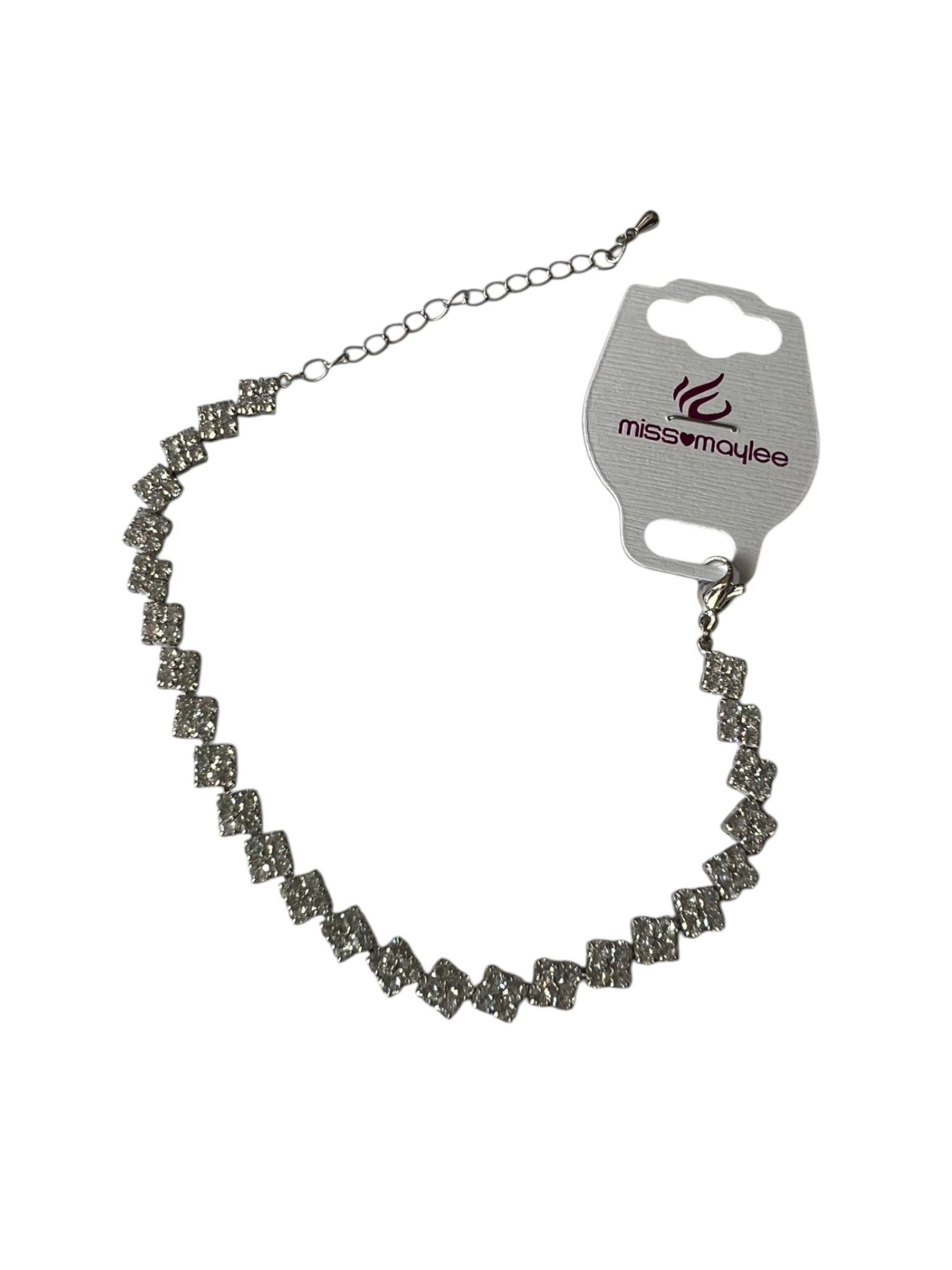Bracciale Quadratini strass
