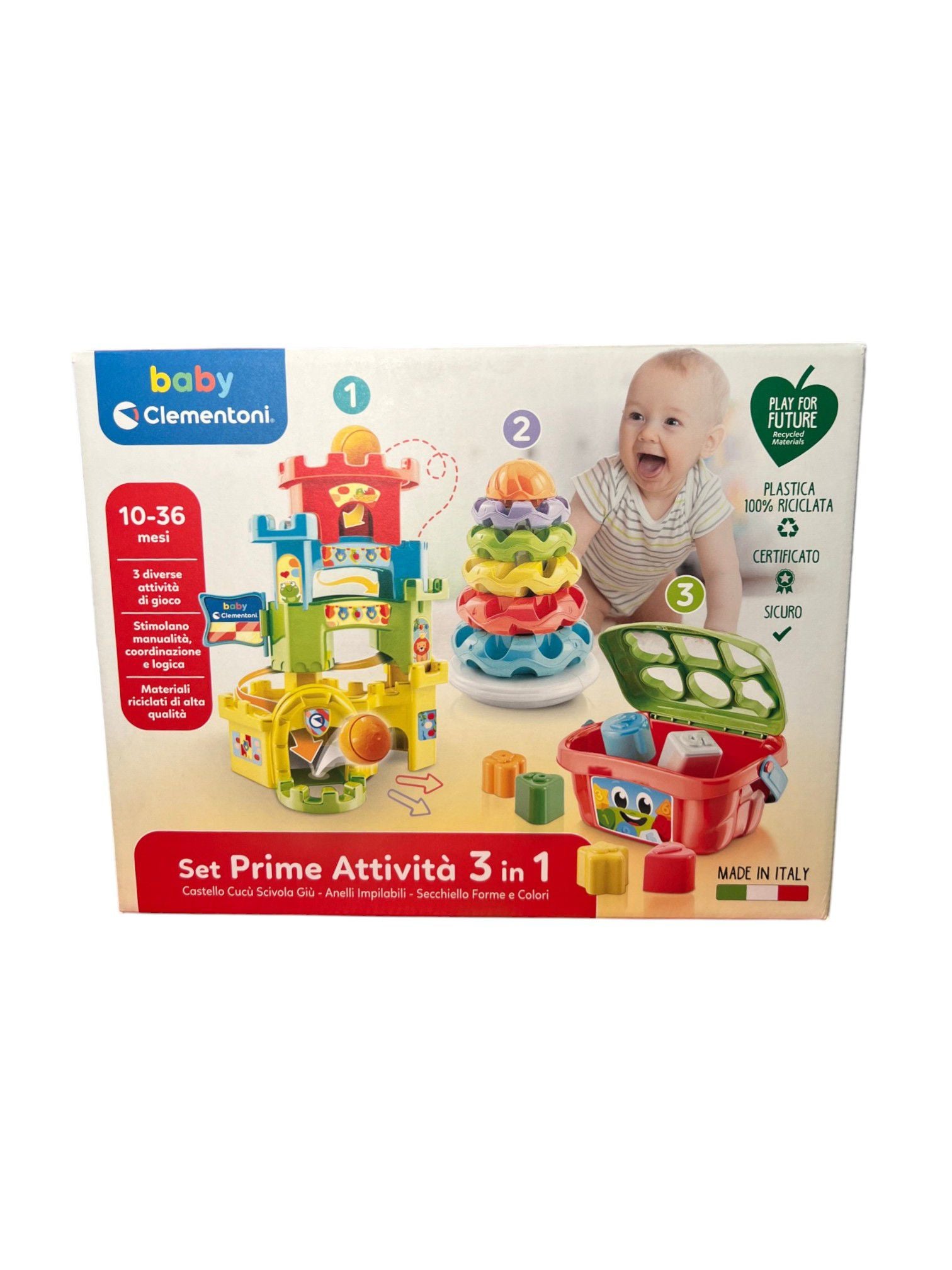 Prime attività tre in uno